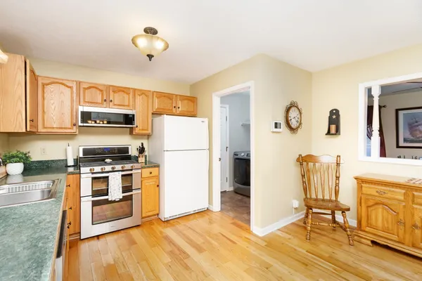 a bedroom with bed and window