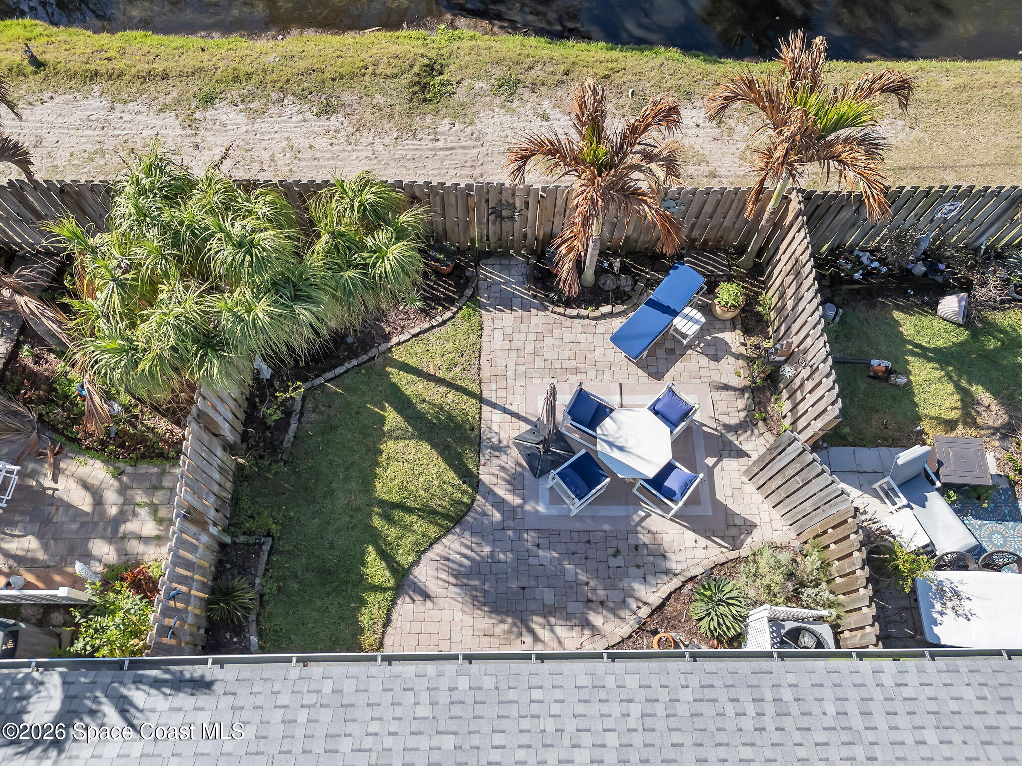 35 Anchor Drive Indian Harbour Beach, FL 32937 - Photo 34 of 38 Aerial Back Yard