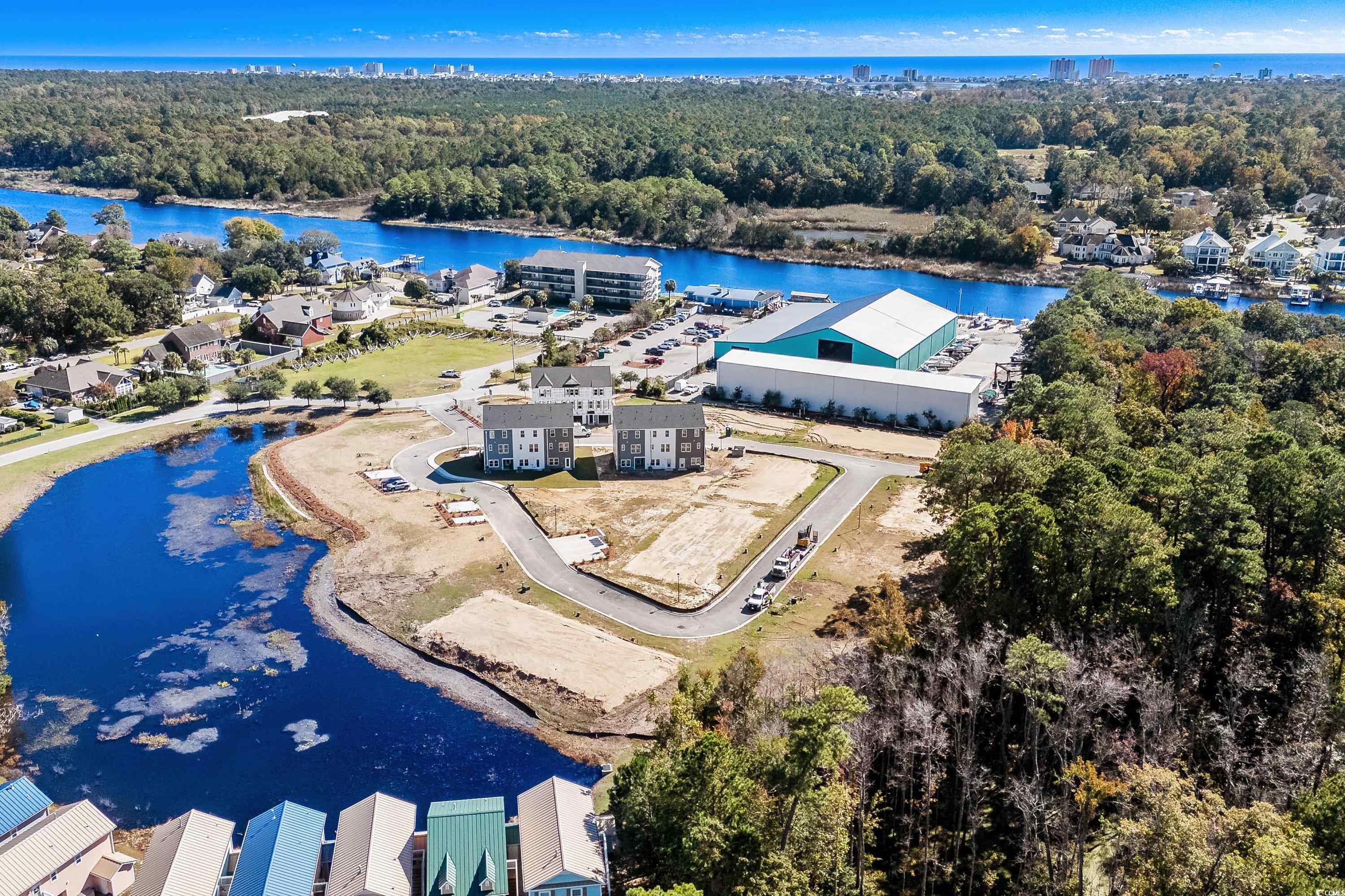 4414 Kingsport Road, Unit 1302 Little River, SC 29566 - Photo 36 of 40 Aerial view of a nearby body of water