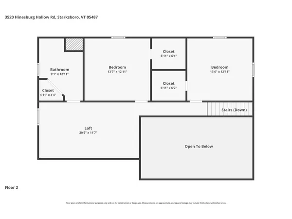 $624,900 | 3520 Hinesburg Hollow Road, Starksboro, VT 05487