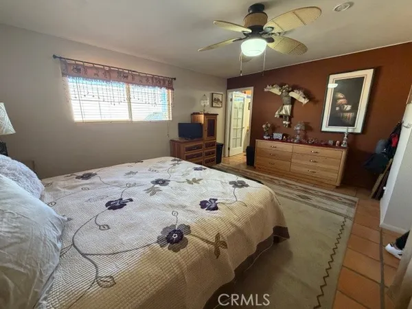 a view of a garage with a table and chairs