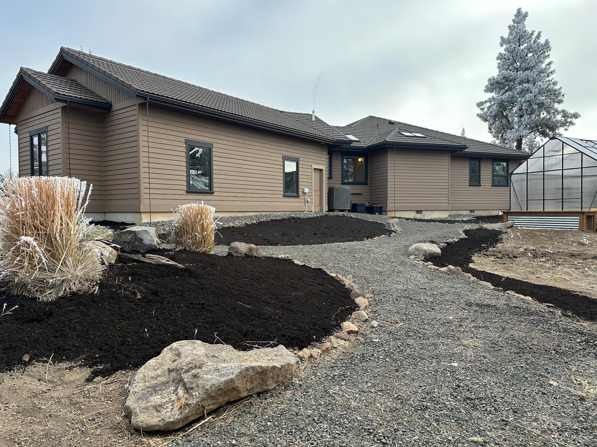 17686 Mountain View Road Sisters, OR 97759 - Photo 34 of 37 Landscaped and a Green House!