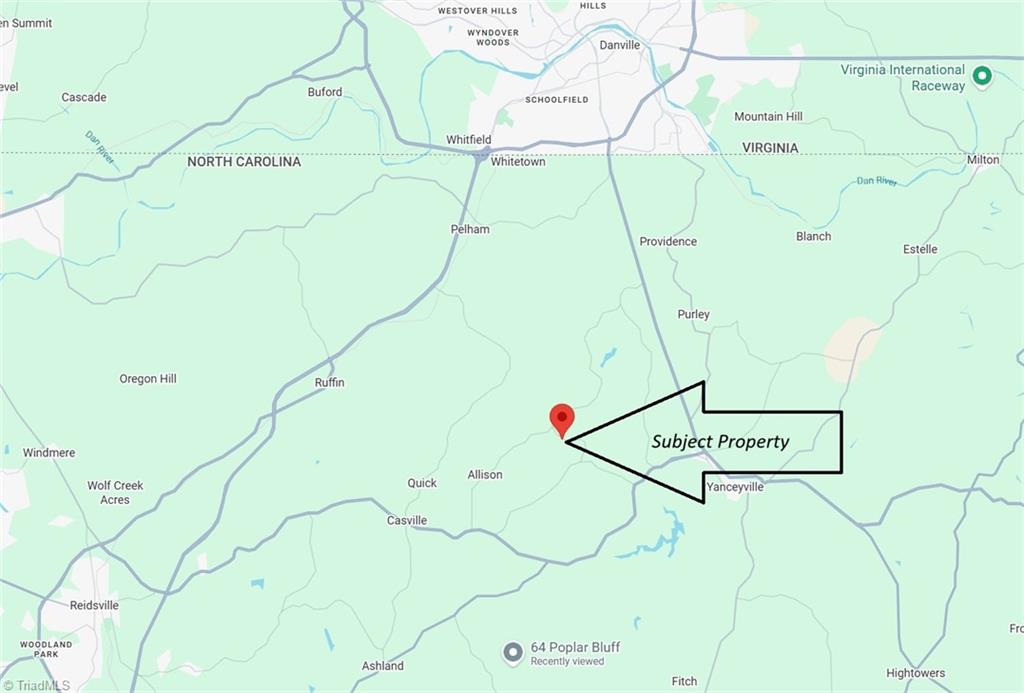 0 Mineral Springs Road Pelham, NC 27311 - Photo 3 of 6 Location of Property