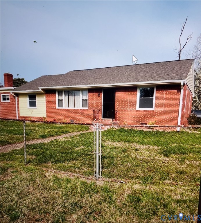 3601 Montclair Road Richmond, VA 23223 - Photo 1 of 7 Ranch-style home featuring roof with shingles, bri