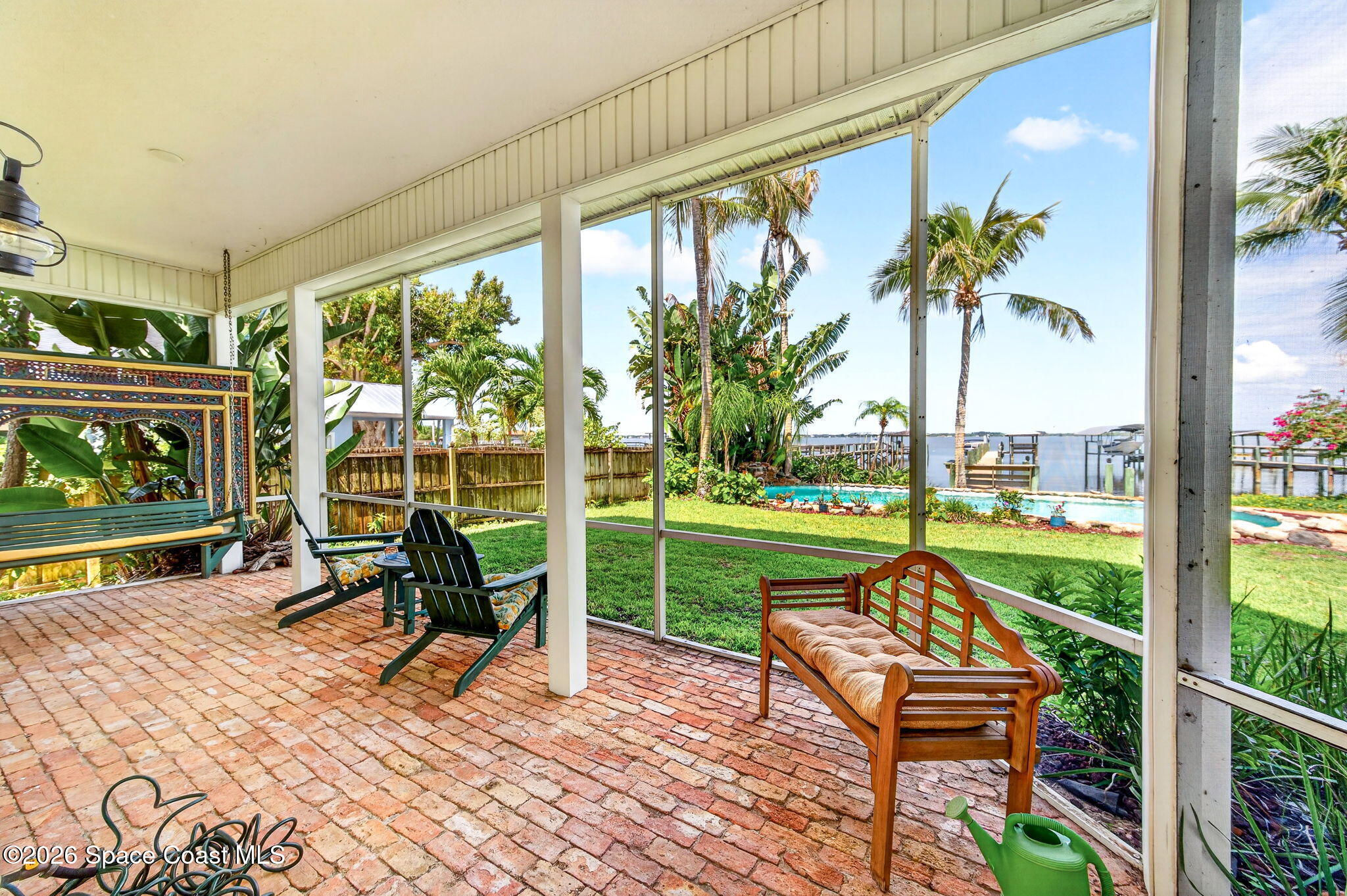 5930 Riverside Drive Melbourne Beach, FL 32951 - Photo 26 of 65 Patio w brick pavers