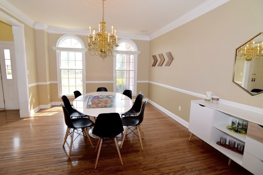 43 Cherokee Road Canton, MA 02021 - Photo 2 of 22 a view of a dining room with furniture and wooden floor