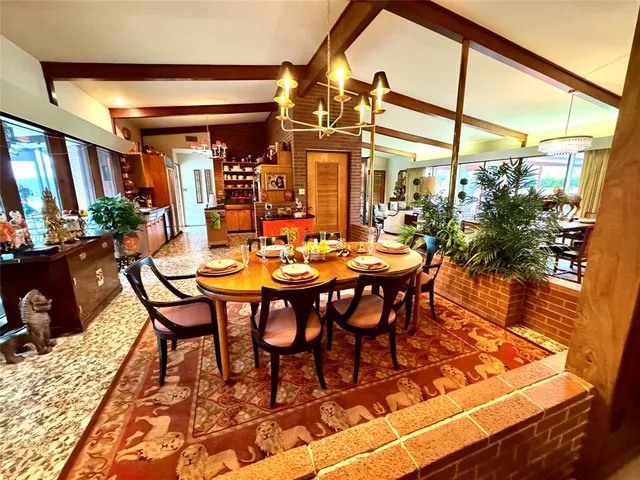 a view of an outdoor space with furniture