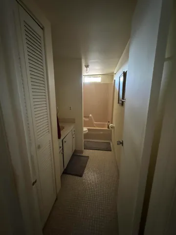 a view of a bathroom