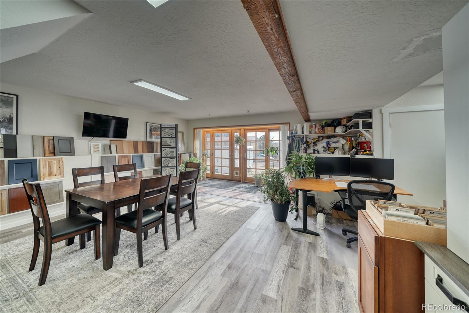 1335 F Street Salida, CO 81201 - Photo 34 of 44 a view of a dining room with furniture and wooden floor