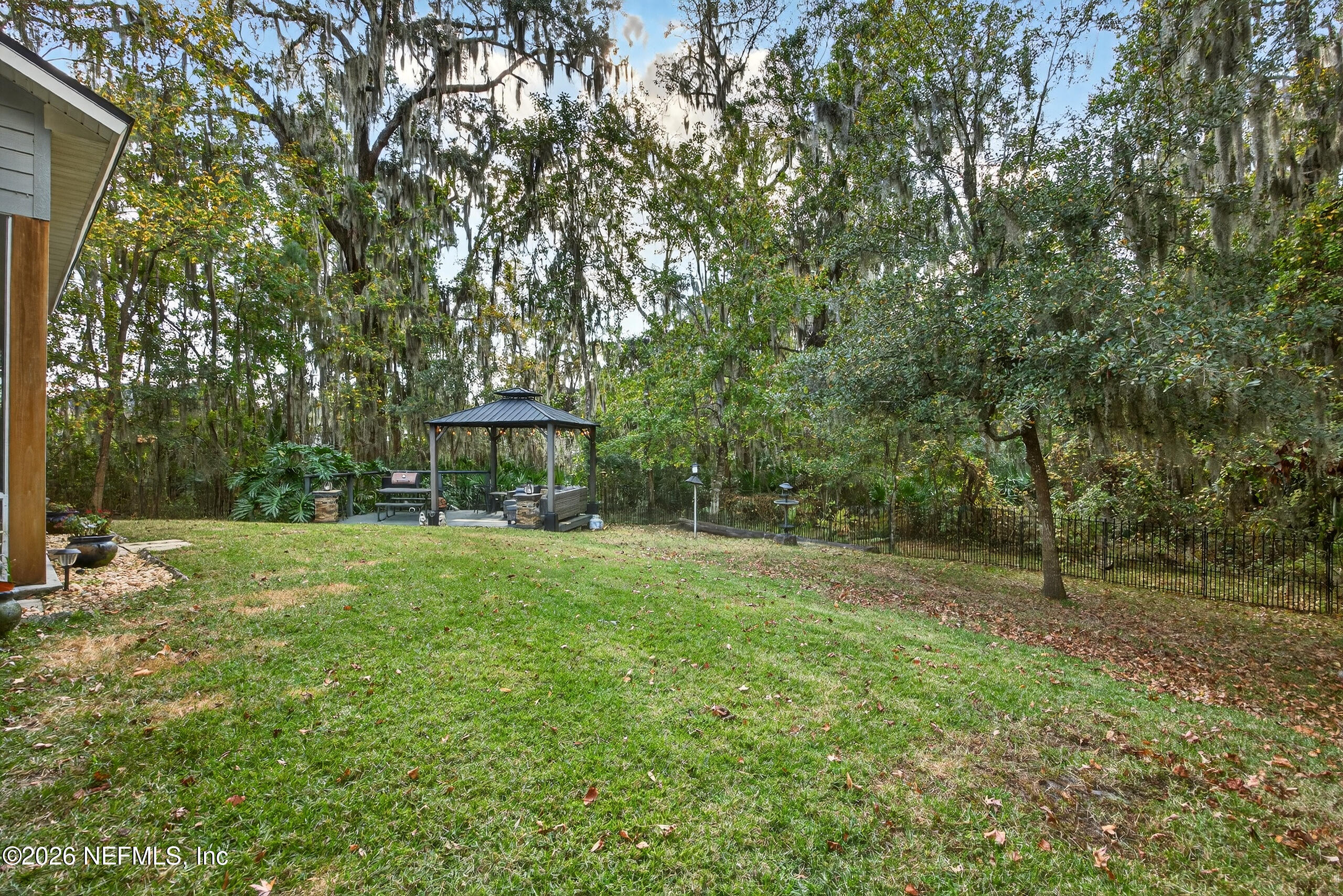 588 Reflection Cove Road Jacksonville, FL 32218 - Photo 50 of 53 a view of a big yard with plants and large trees