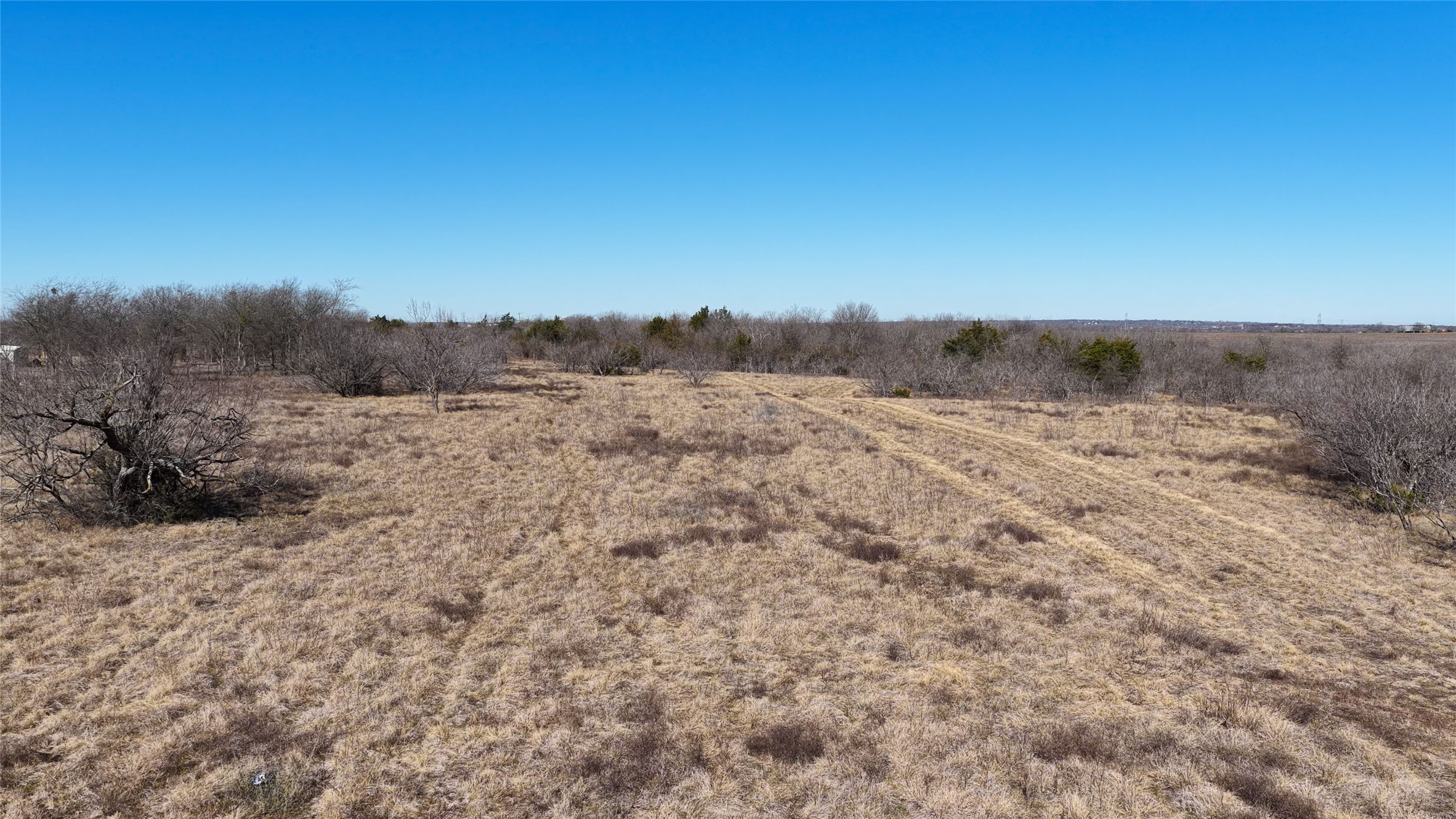 Tbd Lytton Lane Dale, TX 78616 - Photo 17 of 23 a view of a dry yard with trees in the background