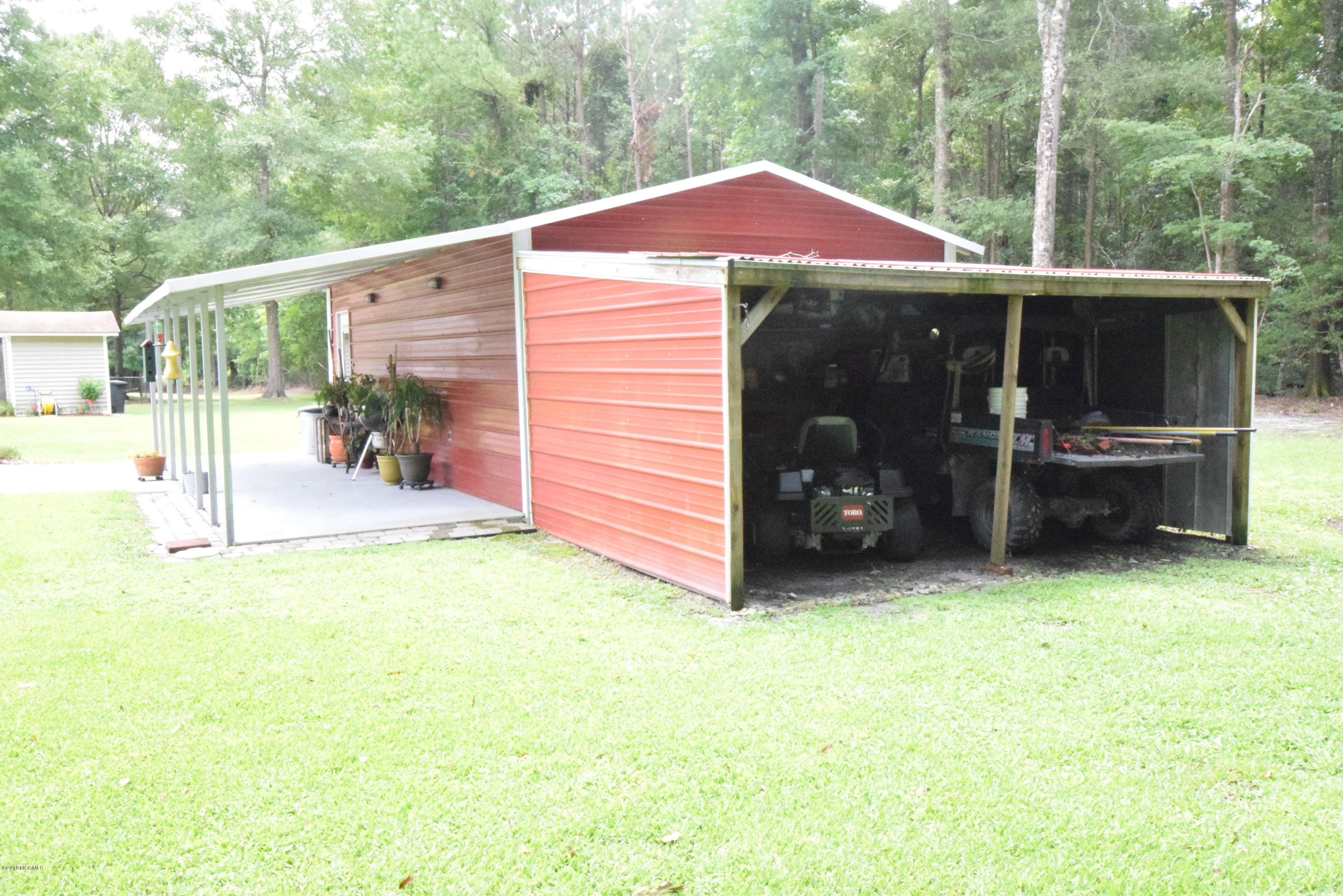 135 Virgin Road Newport, NC 28570 - Photo 6 of 39 Shed next to Mancave