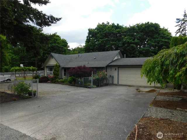 a view of a house with a patio