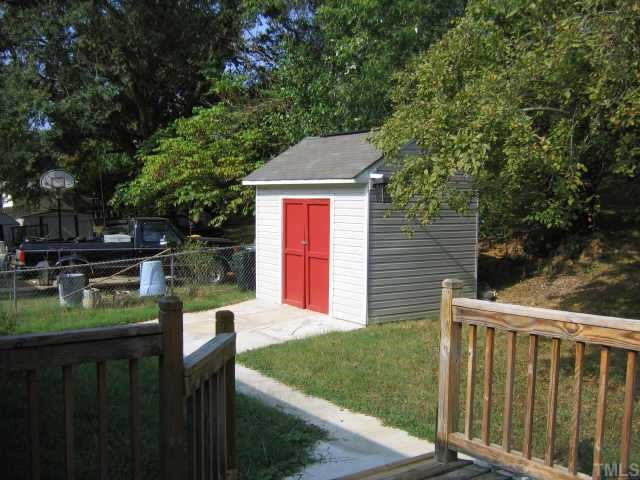 4509 Limerick Drive Raleigh, NC 27604 - Photo 8 of 10 Storage Shed In Backyard