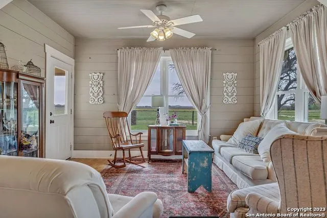 a room with musical instruments