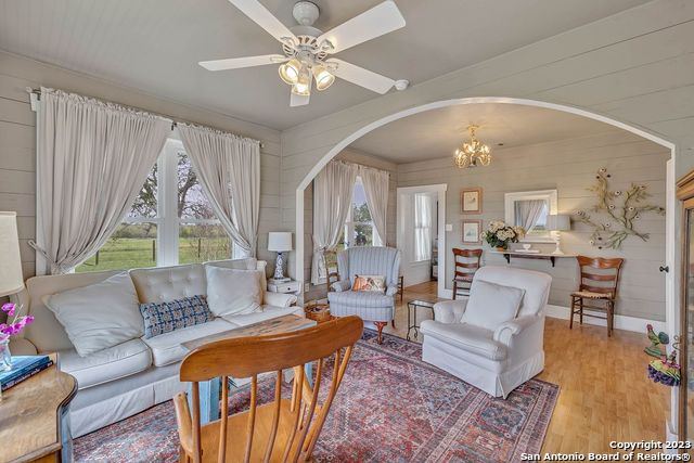 16547 East Gable Road St. Hedwig, TX 78152 - Photo 24 of 38 a living room with furniture and a large window