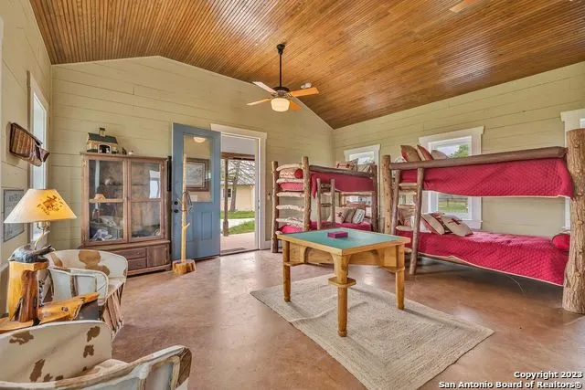 a room with furniture and window