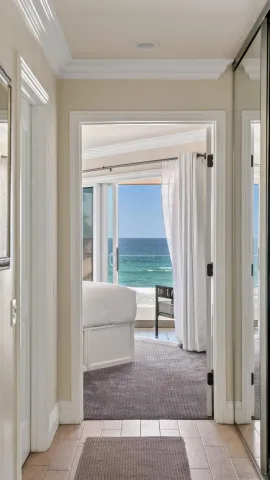 a view of balcony and living room