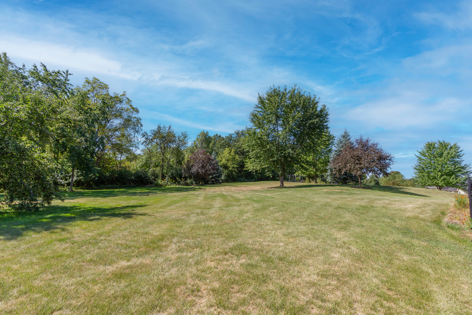 285 Valley Way Burlington, IL 60109 - Photo 33 of 40 a view of a field with trees in background