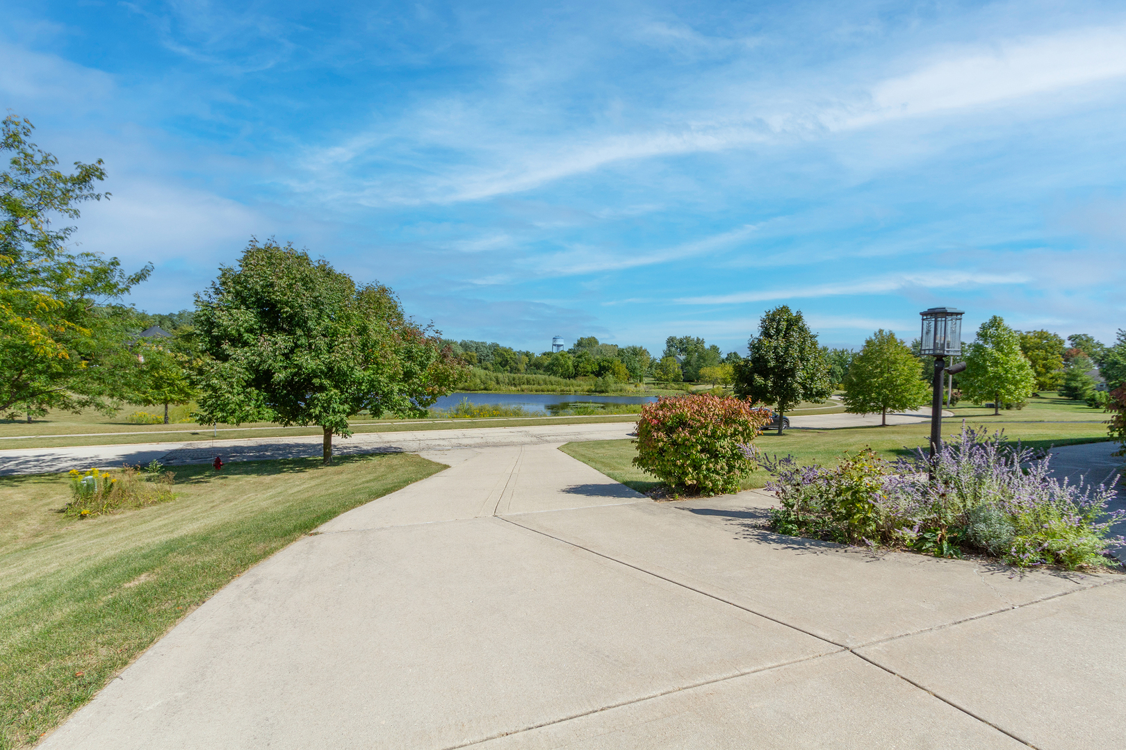 285 Valley Way Burlington, IL 60109 - Photo 36 of 40 a view of a lake with a big yard