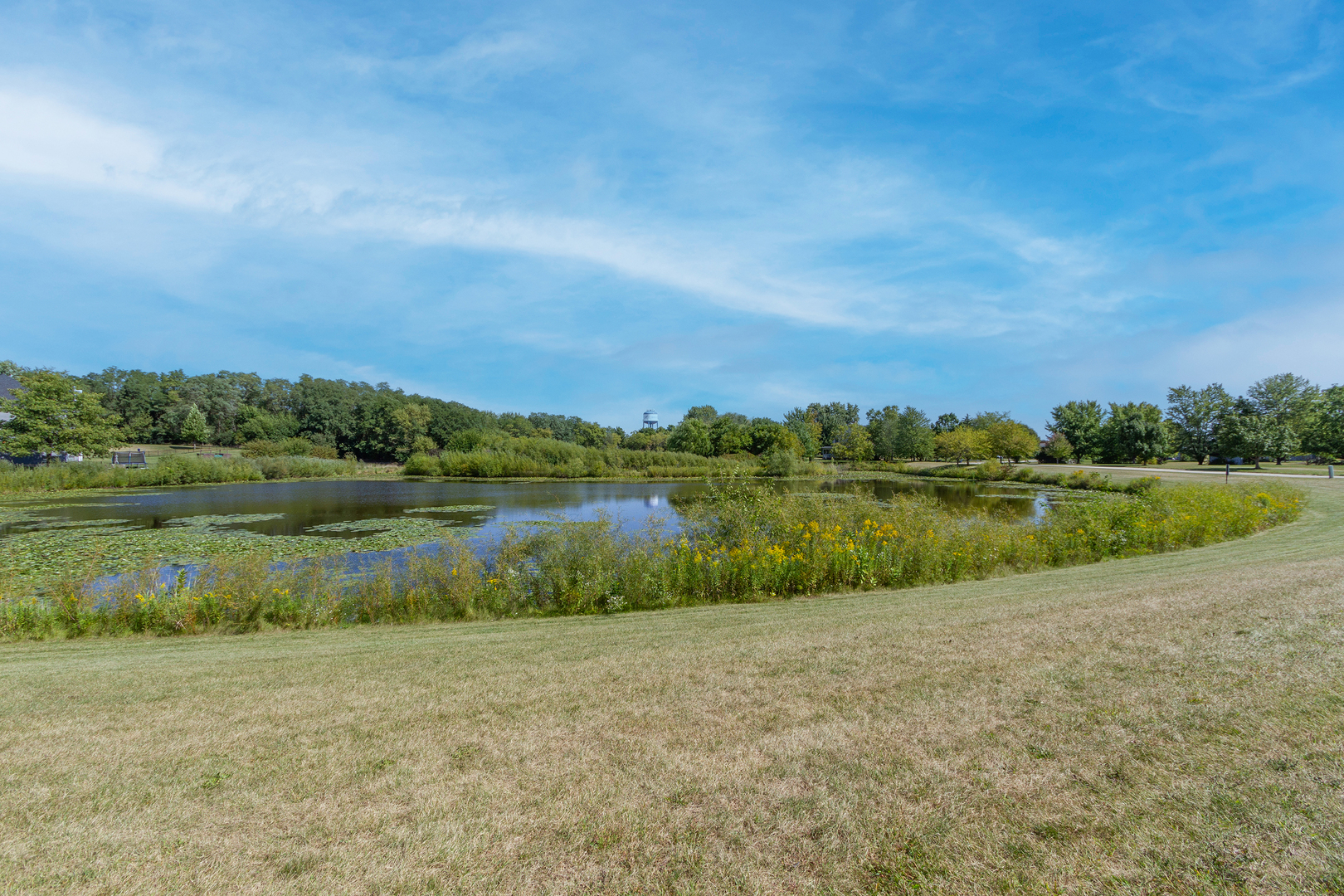 285 Valley Way Burlington, IL 60109 - Photo 37 of 40 a view of lake with green space