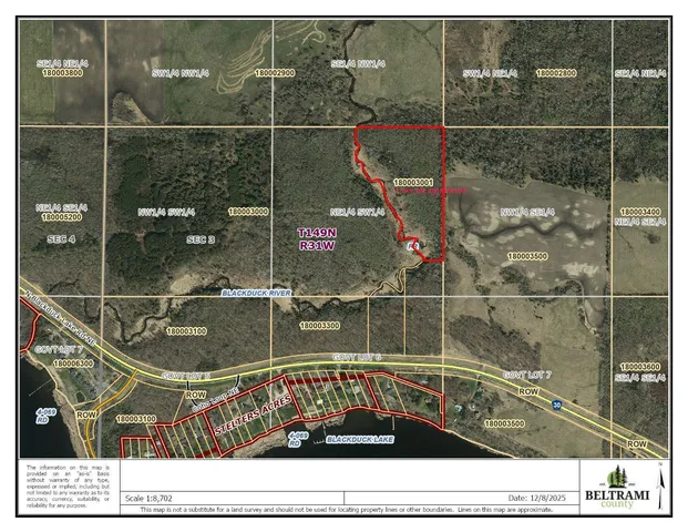 $100,000 | Lot 3 North Blackduck Lake Road Northeast, Blackduck, MN 56630