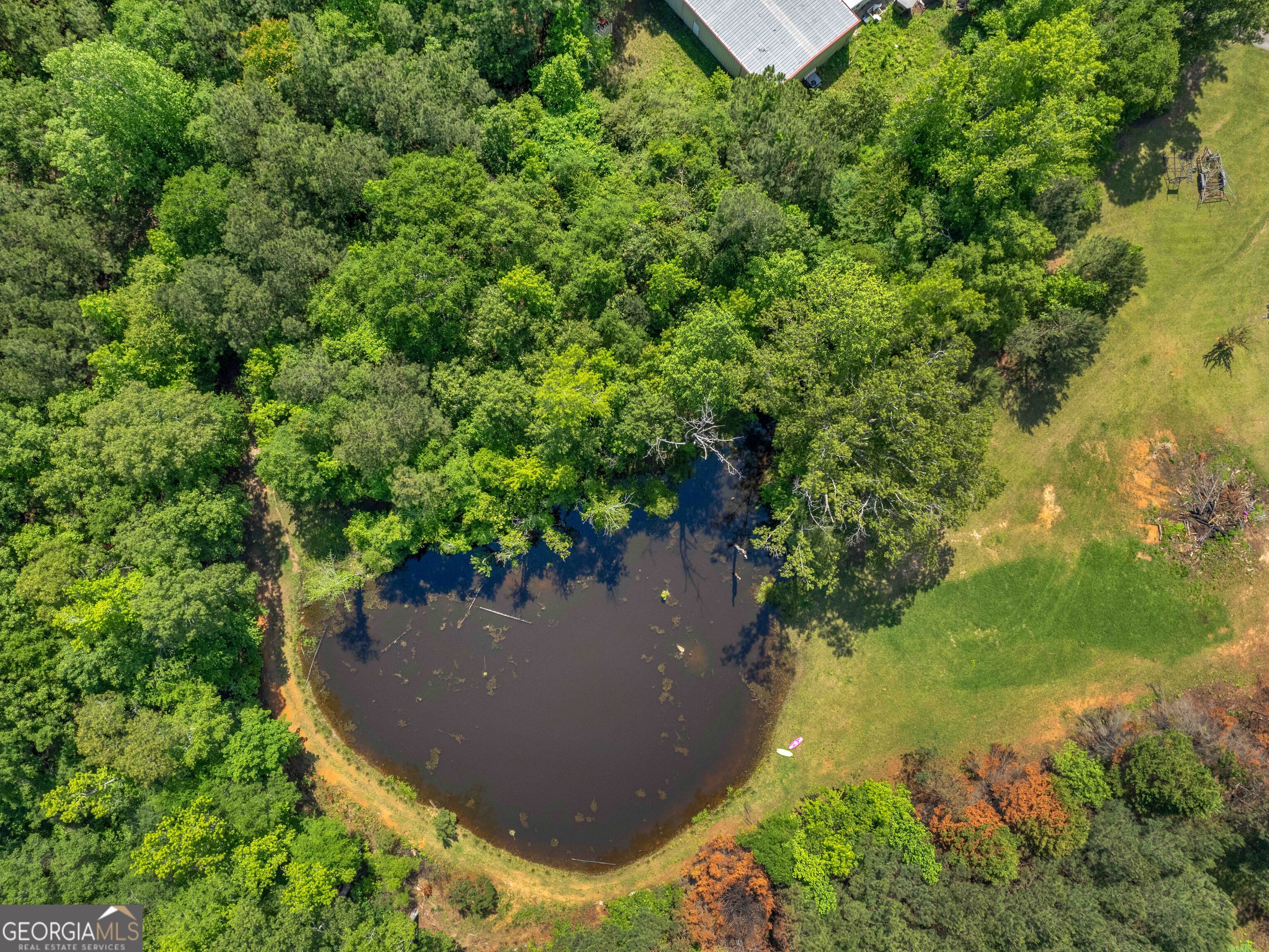 4101 West Ellis Road Griffin, GA 30223 - Photo 19 of 100 a view of a garden from a lake view