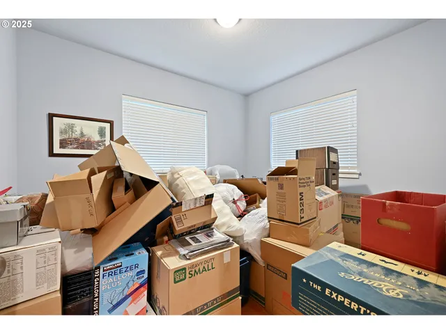 a view of a storage room with a lot of stuff