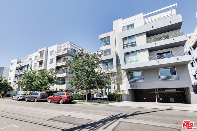 a building outdoor space with patio furniture