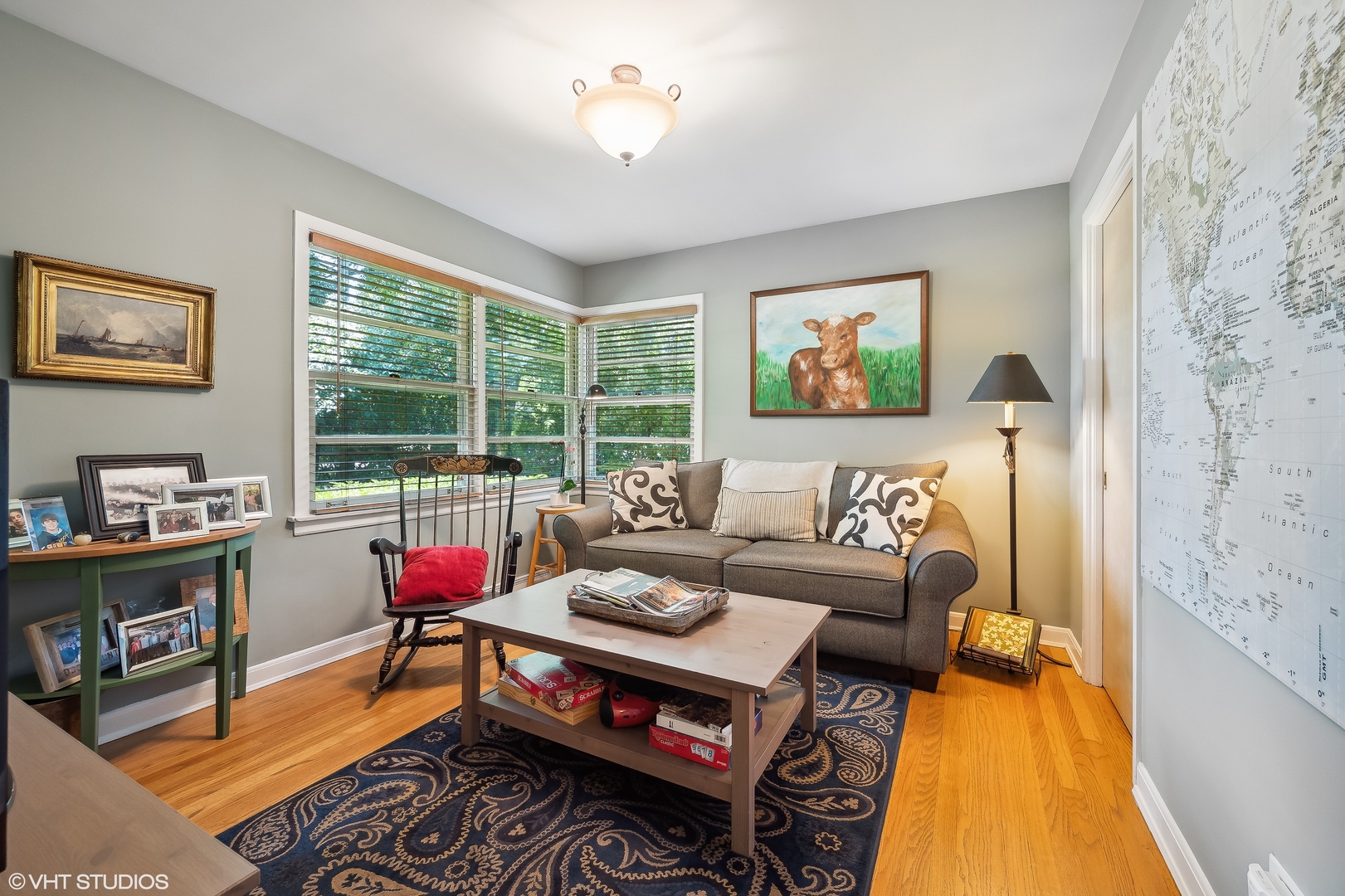 1544 Longvalley Road Glenview, IL 60025 - Photo 10 of 25 a living room with furniture and a large window