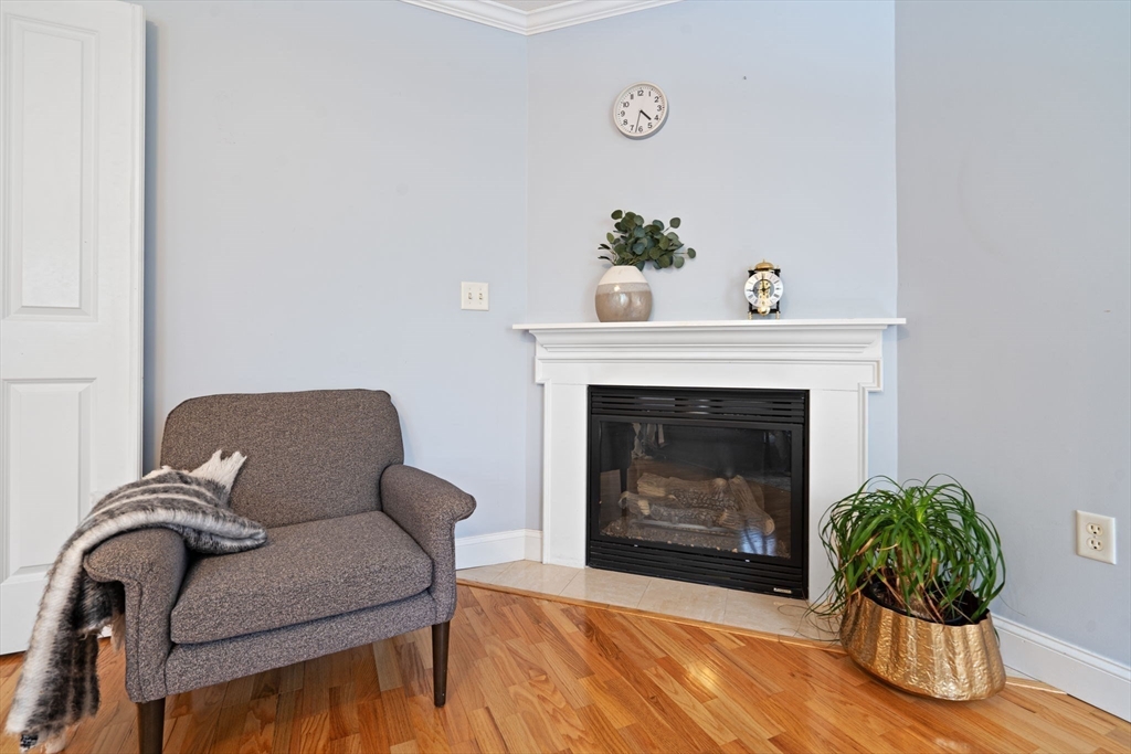 216 Rangeway Road, Unit 182 Billerica, MA 01862 - Photo 25 of 42 a living room with furniture and a fireplace