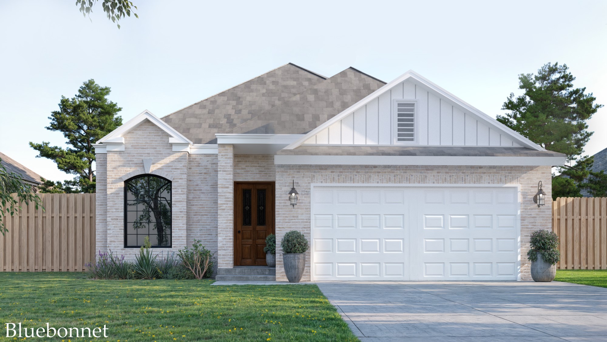 15823 Sugar Maple Lane Santa Fe, TX 77517 - Photo 1 of 7 a front view of a house with garden
