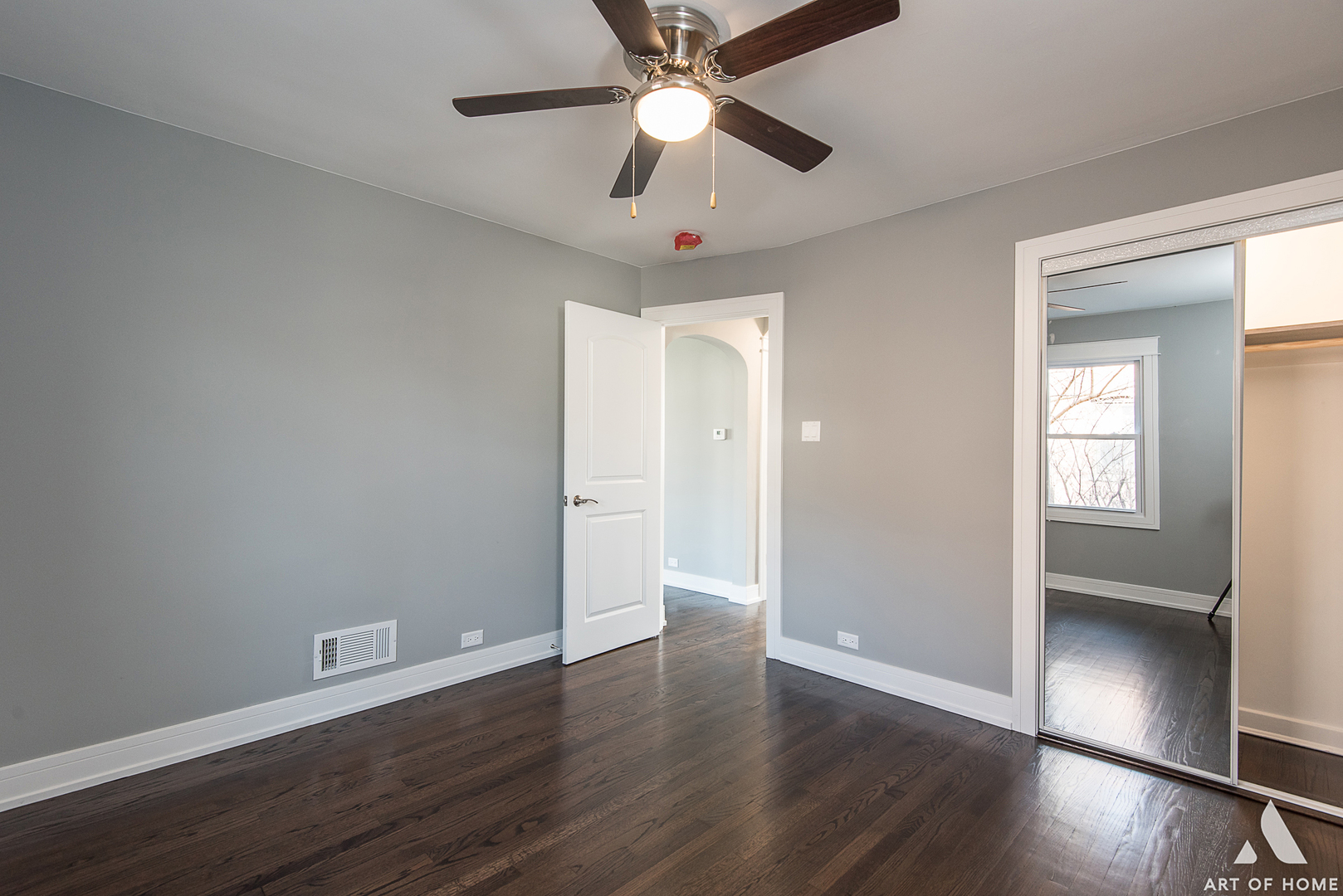 1447 Linden Road Homewood, IL 60430 - Photo 7 of 18 wooden floor in an empty room with a window
