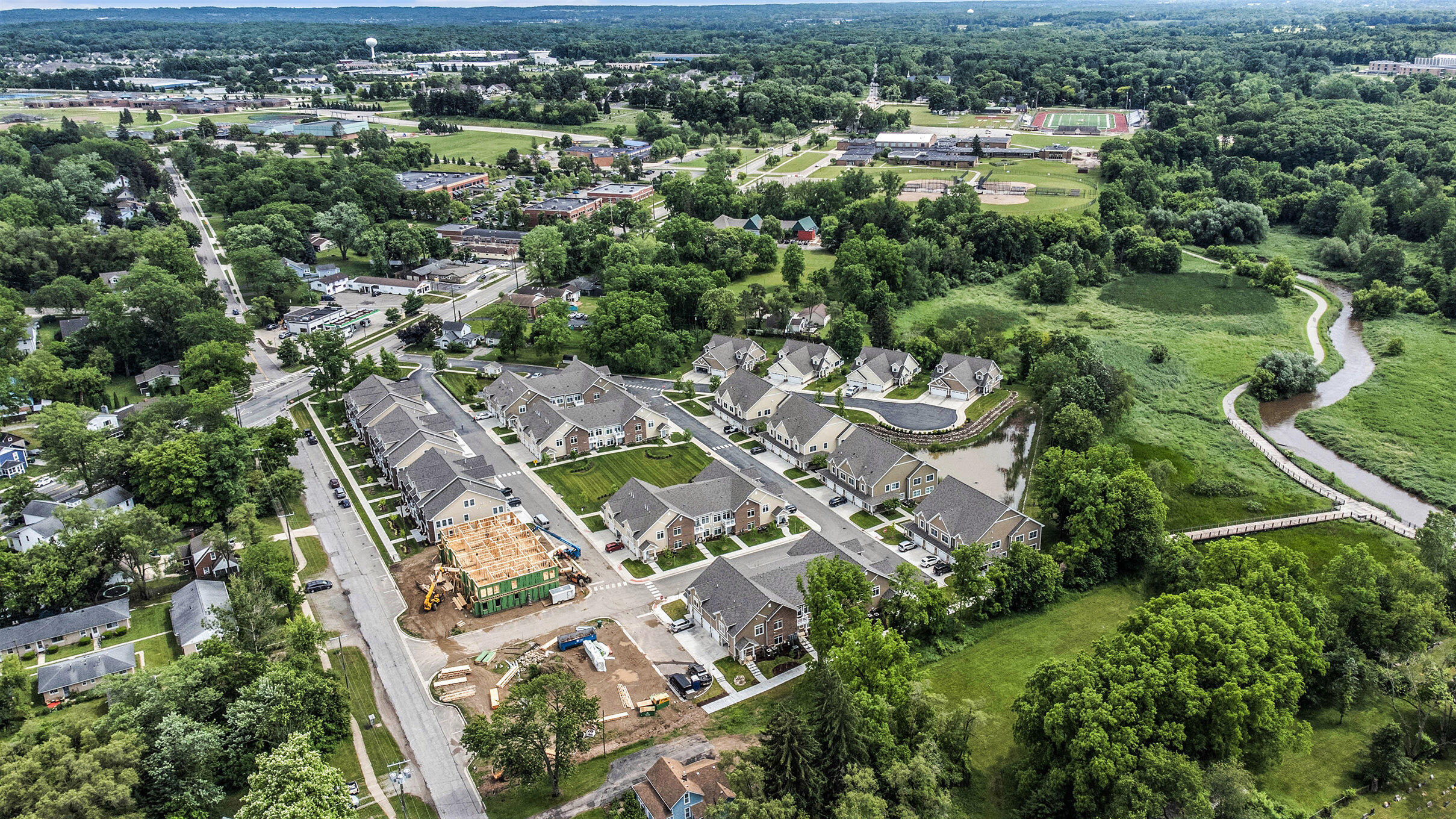 7933 Grand Street, Unit 44 Dexter, MI 48130 - Photo 30 of 32 DroneGC
