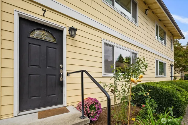 a view of front door