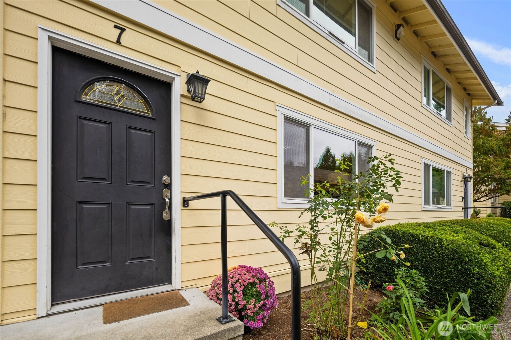 a view of front door