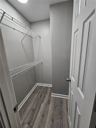 a view of walk in closet