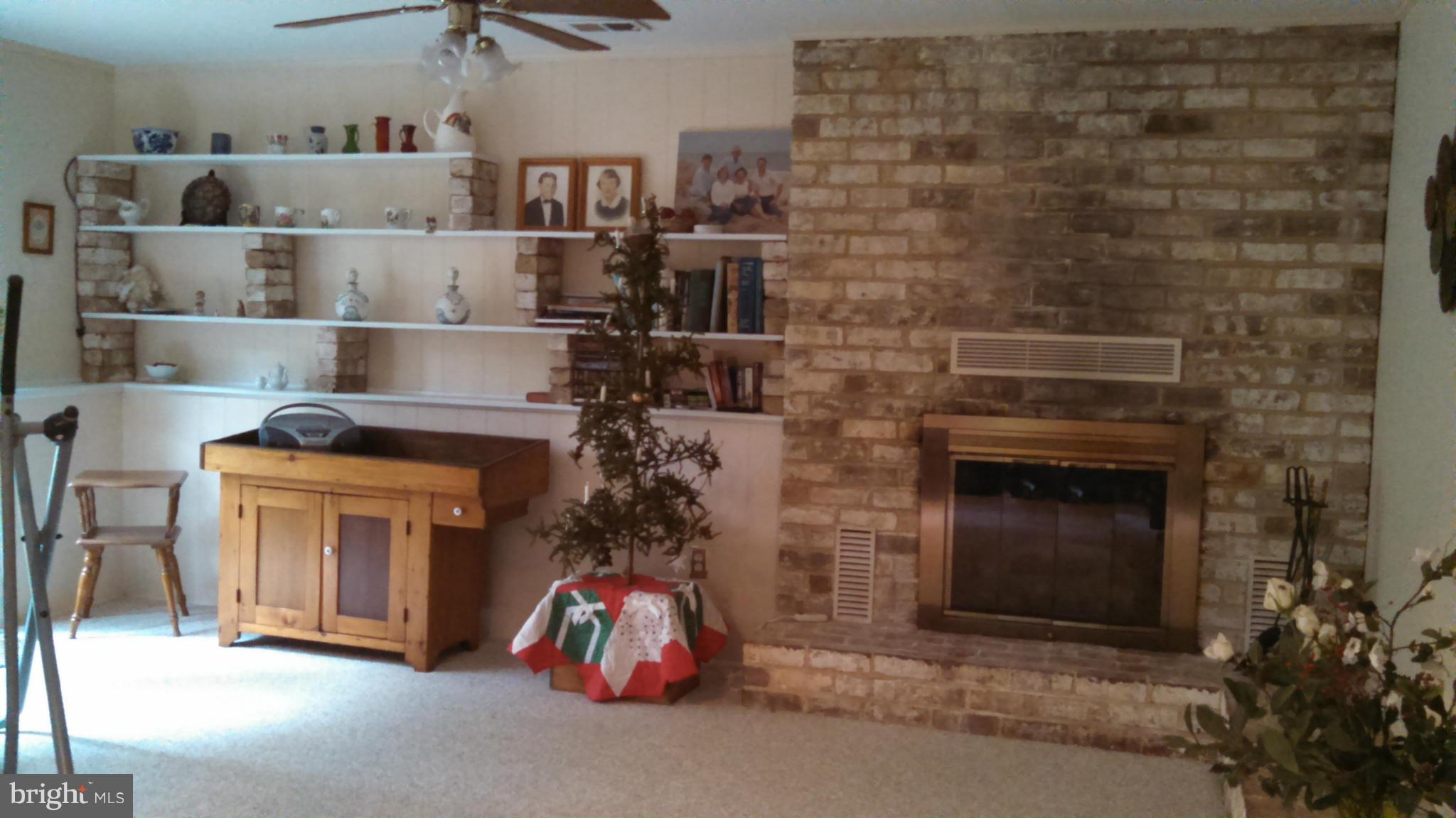 1141 Pinch Valley Road Westminster, MD 21158 - Photo 15 of 24 Basement with Brick Fireplace