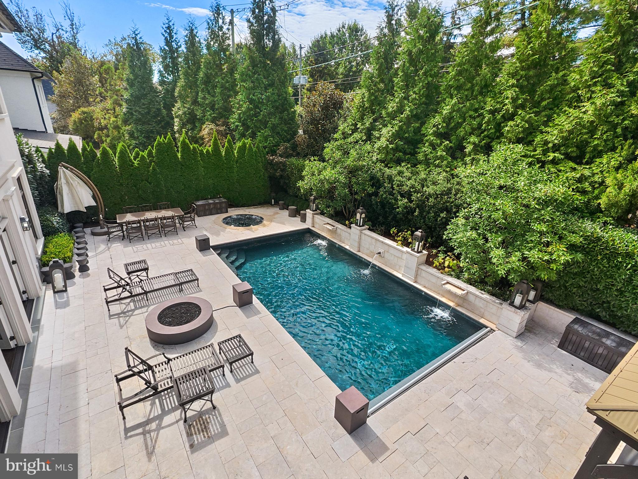 2107 Foxhall Road Northwest Washington, DC 20007 - Photo 15 of 64 Amazing Swimming pool with water features