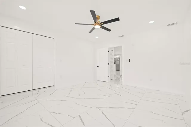 a view of an empty room