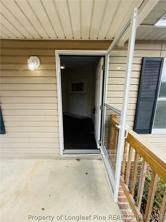 a view of front door