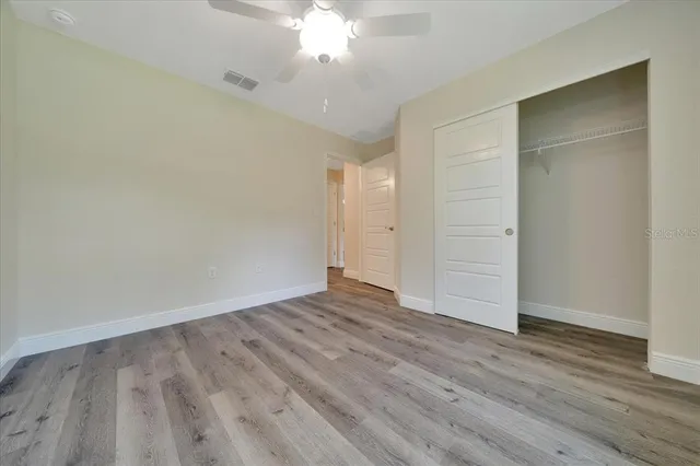 wooden floor in an empty room