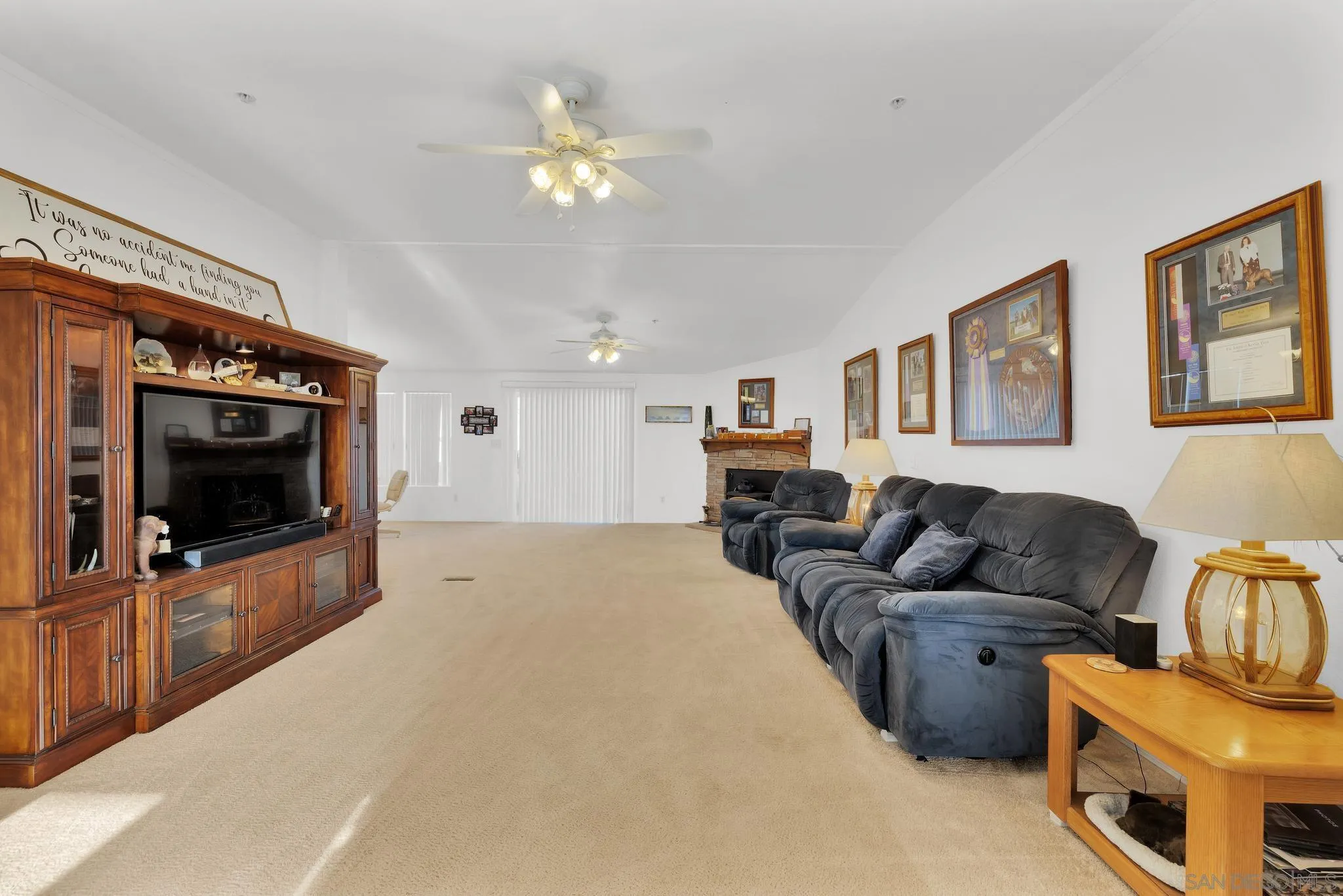 3240 Chimney Rock Road Ranchita, CA 92066 - Photo 1 of 34 a living room with furniture and a flat screen tv