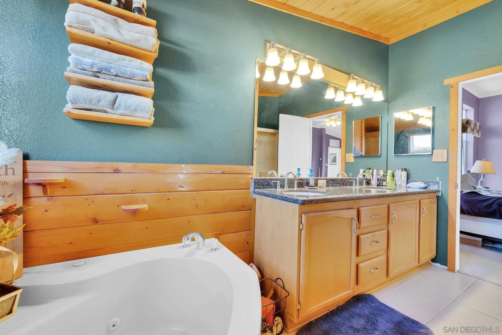 3240 Chimney Rock Road Ranchita, CA 92066 - Photo 19 of 34 a bathroom with a sink and a mirror