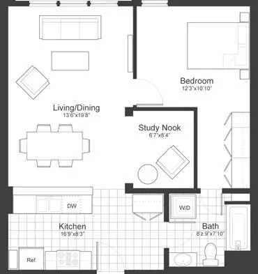 a picture of a book and a bed