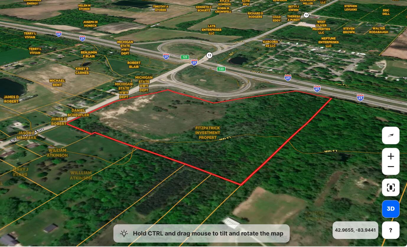 South Sheridan Road Lennon, MI 48449 - Photo 1 of 16 fitzpatrick28acAerial