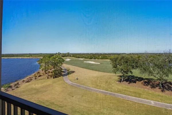 a view of a ocean with beach