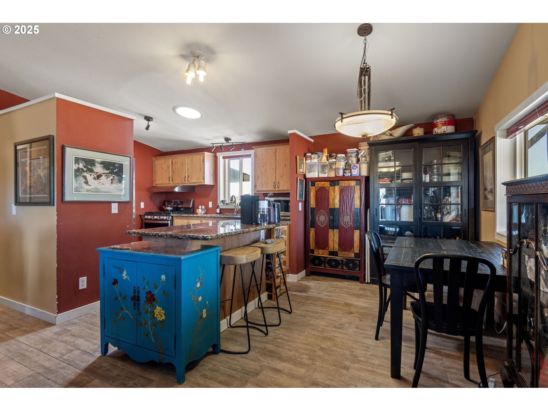12510 Southwest Geneva Road Culver, OR 97734 - Photo 11 of 47 a view of a dining room with furniture and chandelier