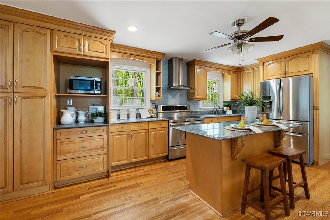 439 Wood Acres Road Manakin-Sabot, VA 23103 - Photo 12 of 37 Chef's kitchen with granite counters, stainless st
