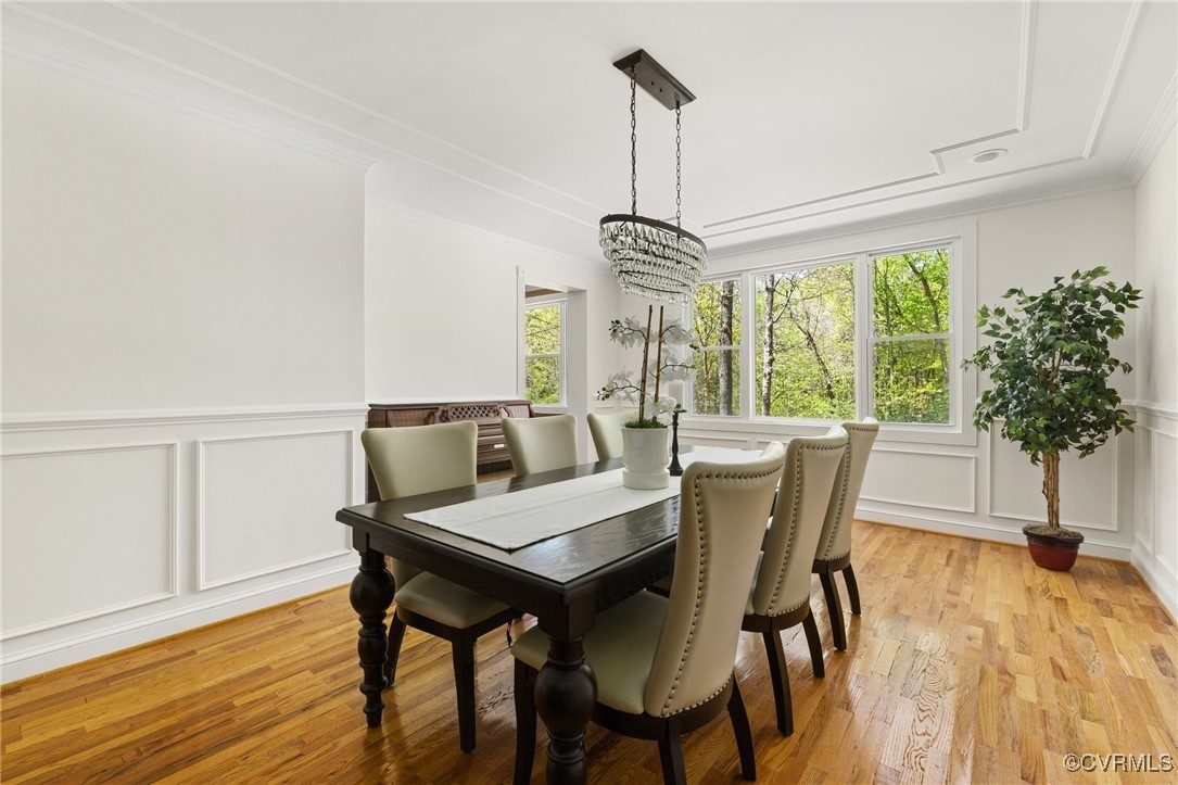 439 Wood Acres Road Manakin-Sabot, VA 23103 - Photo 9 of 37 Elegant dining room featuring hardwood floors, cro